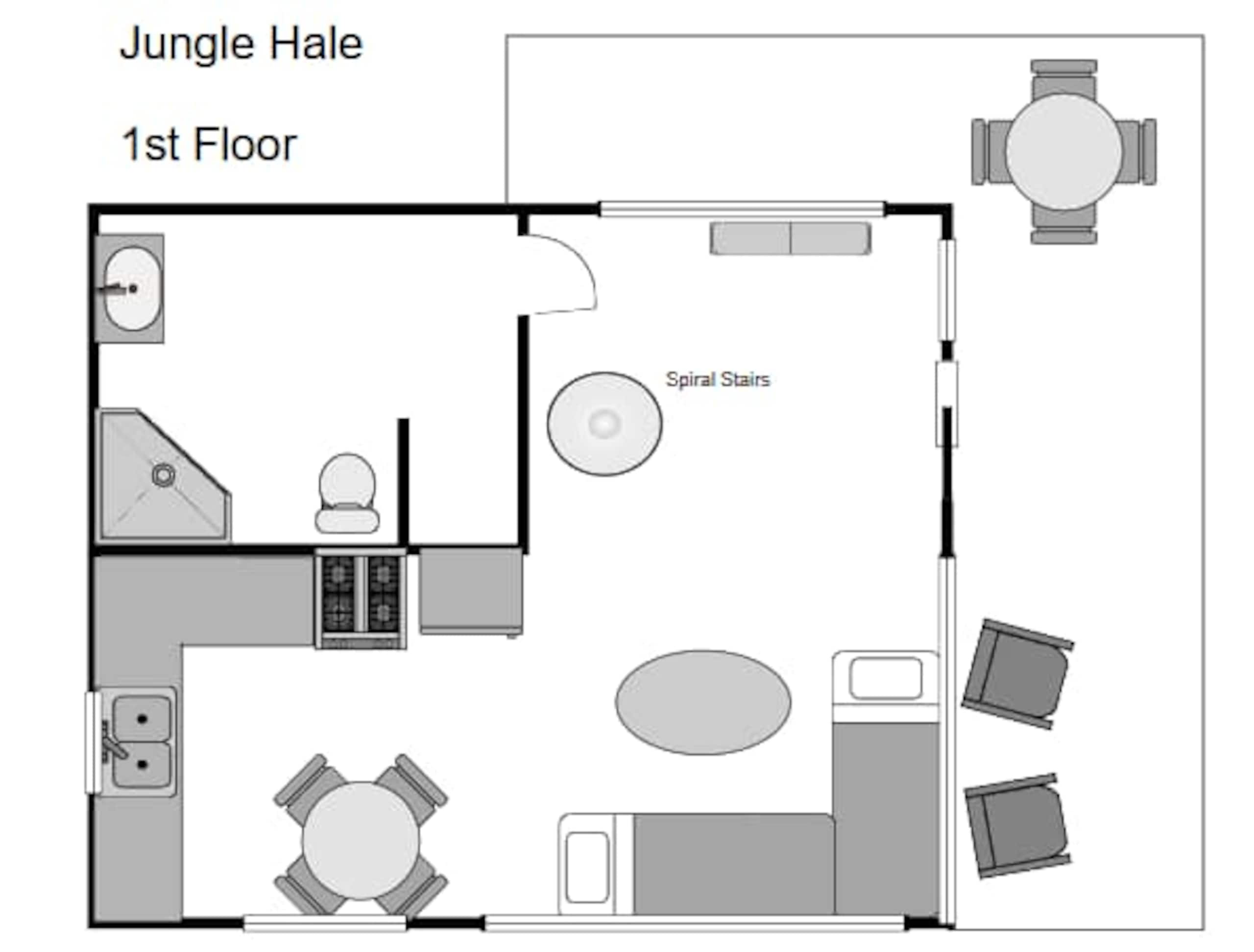 Hidden tree house - at the Jungle Hale - Image 22
