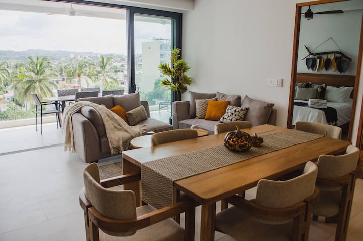 Elegant Coastal Living | Spa, Gym, Surf - Bucerías