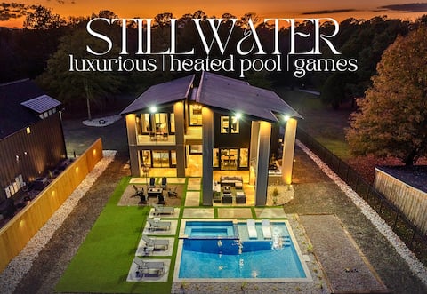 Lakeside Getaway with Pool, Dock & Game Room