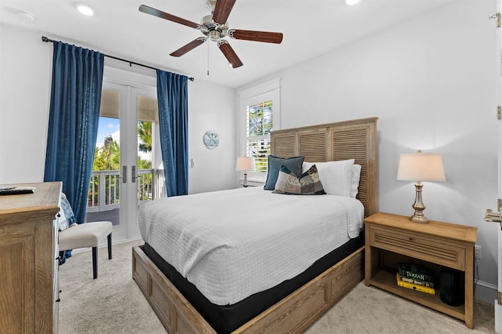 Cama tamaño queen tranquila