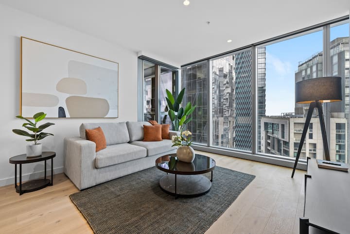 Sleek Stylish Cbd, Heated Pool, Gym, Sauna, Steam - Melbourne
