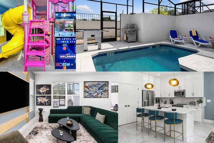 Villa Stupendous | Luxe Brs, Pvt Pool, Near Parks - Orlando
