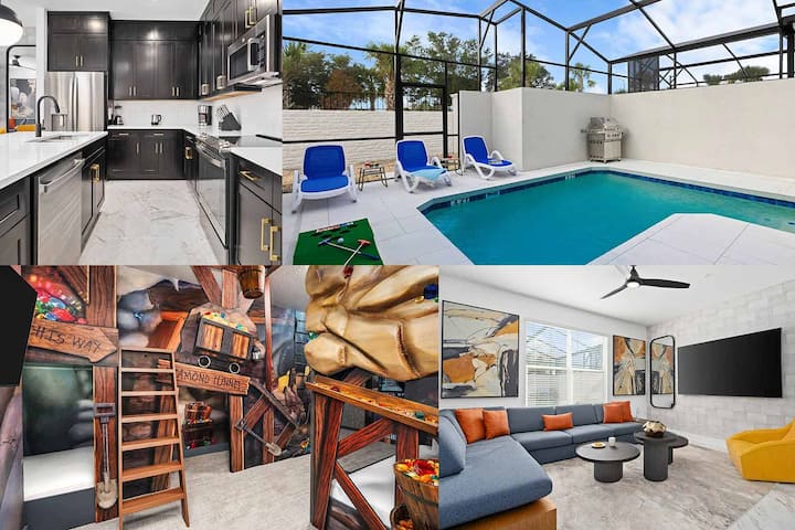 Camila's Castilla | Theme Br, Luxe Lr/dr, Pvt Pool - EDC Orlando