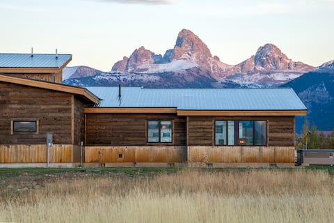 Teton Homestead: Modern Home + Epic Teton Views