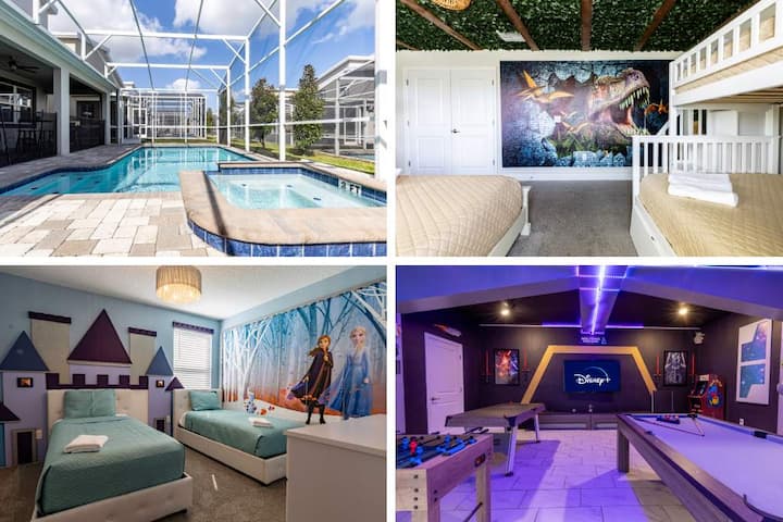 Family Luxury 9br Villa Poolside Bliss N Pool Tabl - Florida