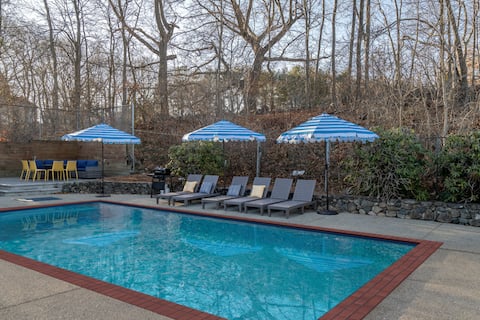 Luxury Boston Ranch –Sleeps 8|Pet+|Private pool