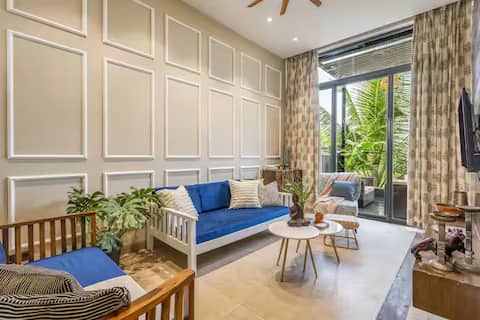 Sereno Oasis Field view 3bhk pool near Calangute