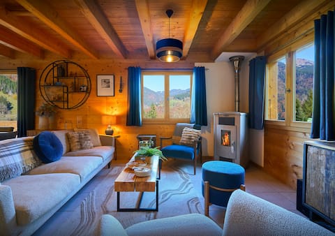 Mountain views and spa