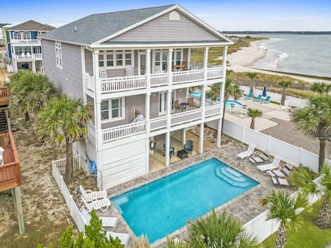 4bd Retreat, Private Pool, Views, Walk to beach!