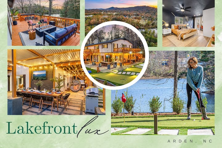 Luxe 5BR | Hot Tub, Sauna, Games & Lake Views!