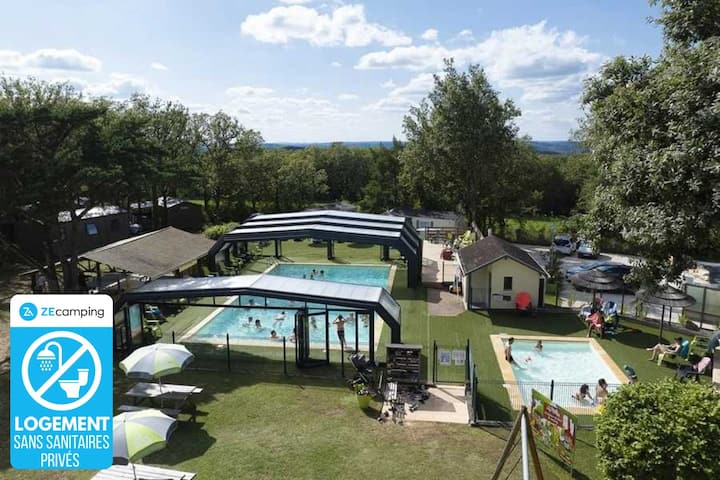 Zecamping 4* Chalet 18m² Parc Aquatique - Lot
