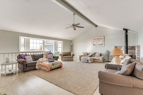 Water Views & Decks: Spacious La Grange Retreat