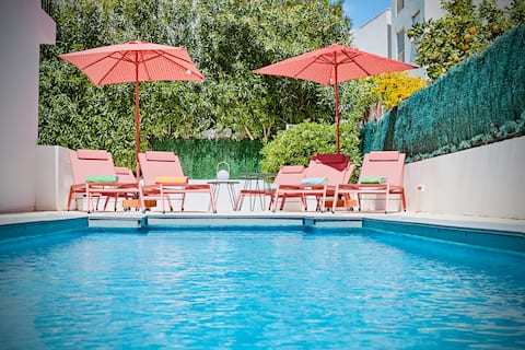 CAN BOSSA - 6BR Villa - Pool - Walk to Hi/Ushuaïa!