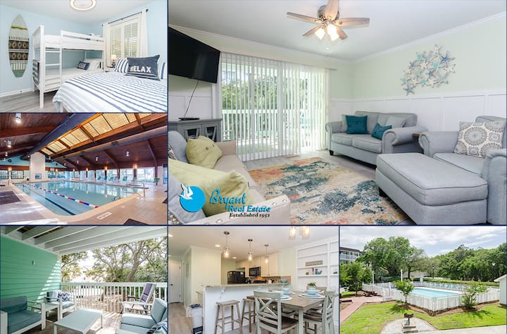 3 Br Ocean Dunes Condo Steps To Rec Center - K048 - Kure Beach, NC