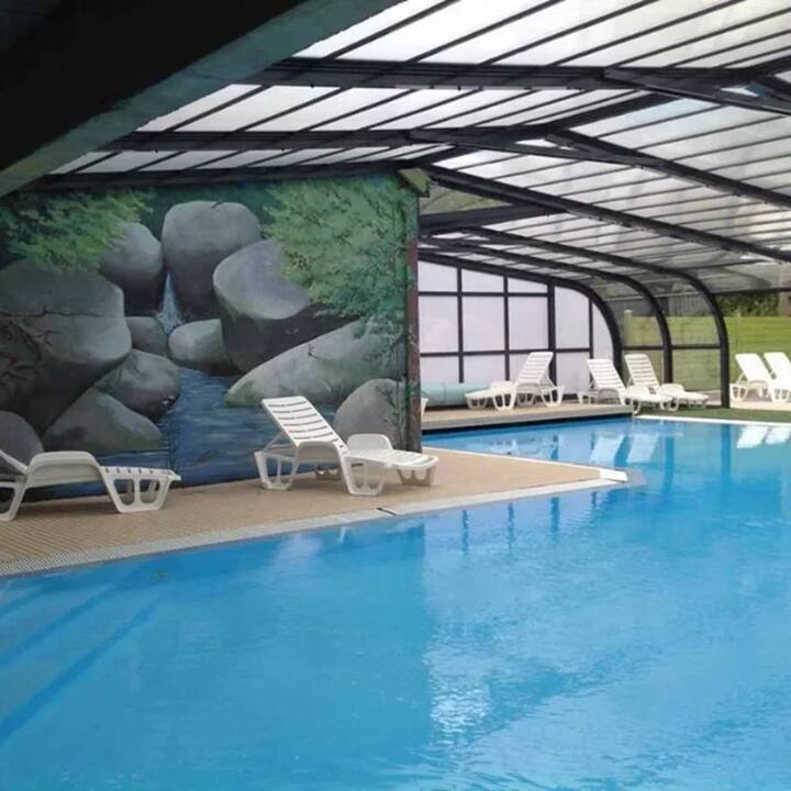 Zecamping 3* Mobil Home 16m² Piscine - Huelgoat