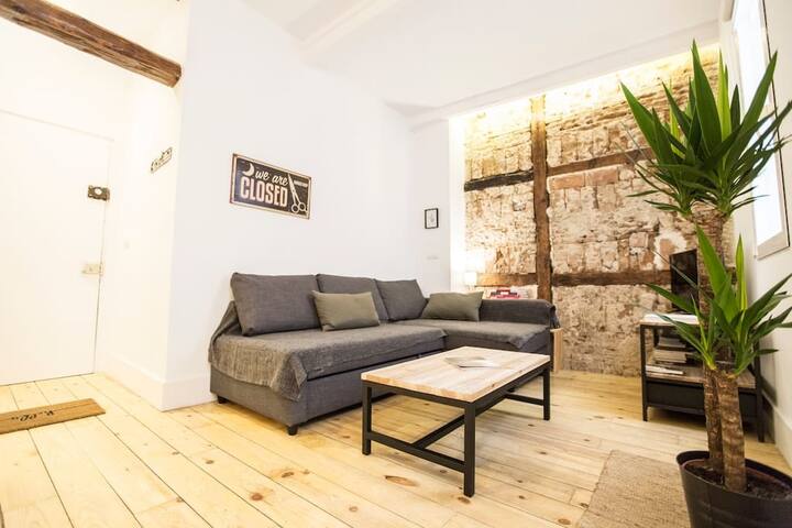Intimate and cosy flat in Ronda de Atocha