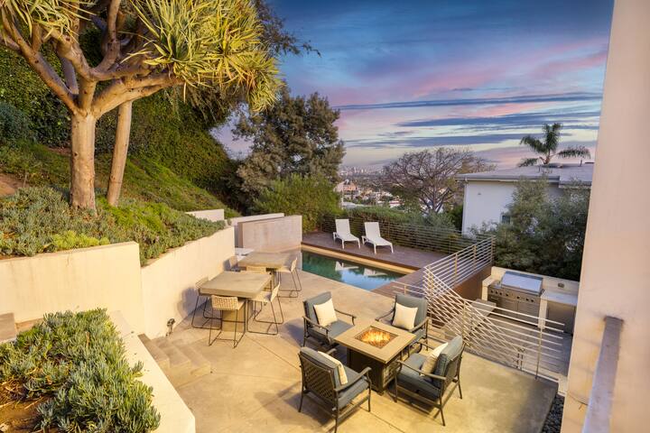 Kings Road | Pool + Views | West Hollywood Luxury