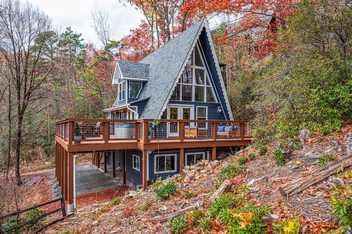 A-frame With Amazing Views - Hot Tub - Games - Gatlinburg, TN