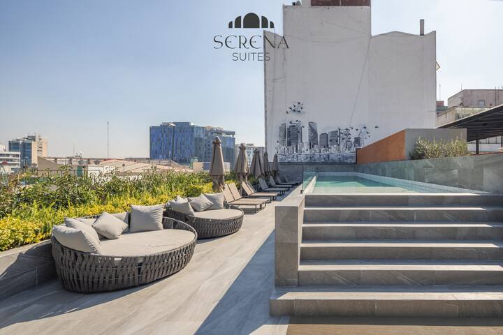 Elegant 3BR with Skydeck Pool in Central Condesa gallery image 5