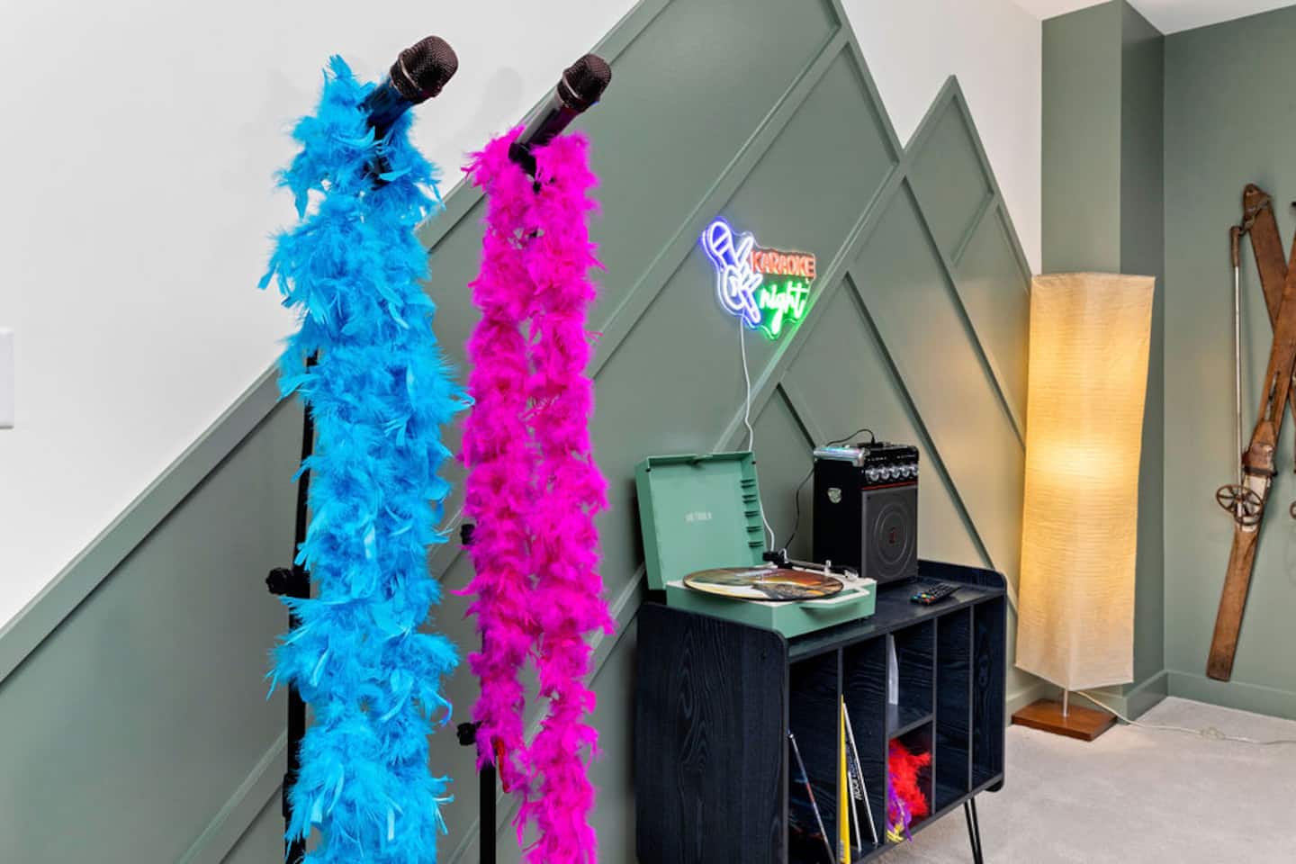 Grab a mic and a feather boa, because somebody's singing karaoke tonight whether they admit it now or not.