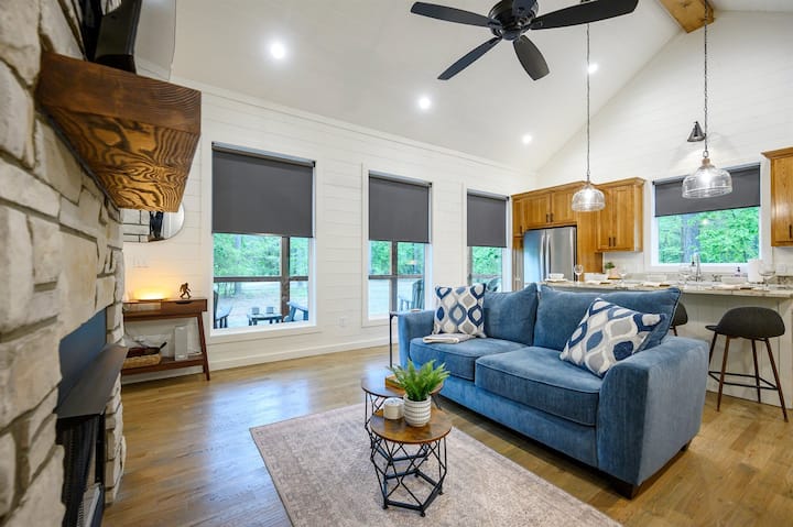 Living Room: Bright and airy space with stylish decor, perfect for relaxing after adventures!