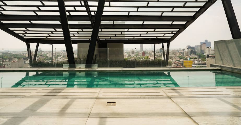 Trendy Roma Norte 2BR w/ Pool and gym Access