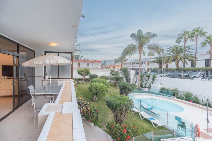 Home W/ Terrace In Playa Del Inglés-pool & Beach - Playa del Inglés