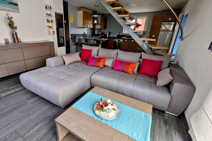 Maison 78m2, Garden, Private Parking - Guebwiller