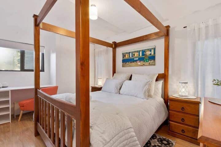 Dormitorio dos Cama tamaño queen incorporada en bata