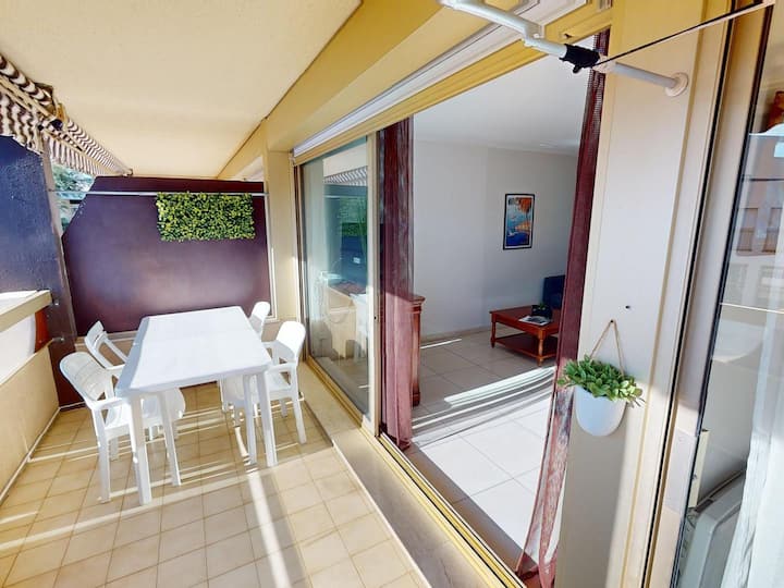 2p Calme Avec Terrasse, Piscine, Parking Et Wifi - Mentona