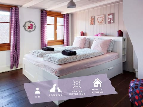 The Alice half-timbered house, foosball, darts