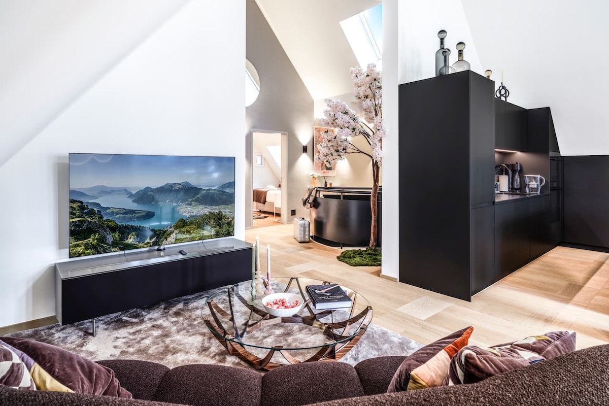 Top performing Airbnb: Bahnhofstrasse Designer Penthouse Private Rooftop in Zürich