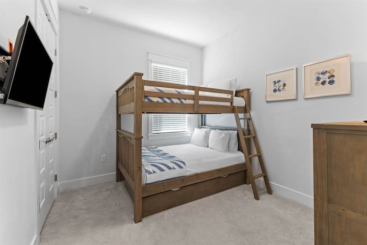 Chambre avec lits superposés