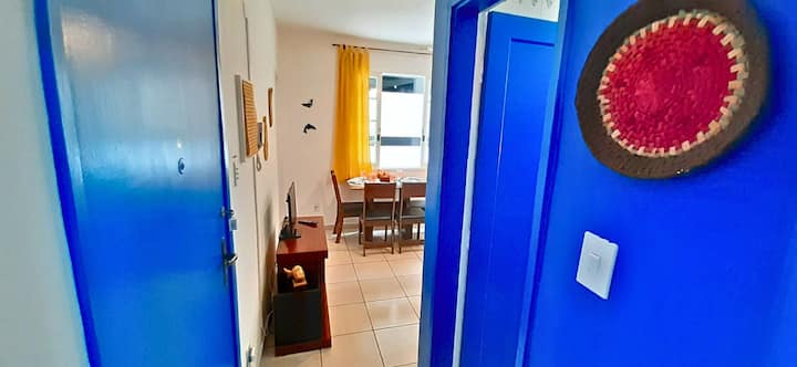 Apê Beira Mar C/ Garagem E Wi-fi à 1 Min. Da Praia - Santos