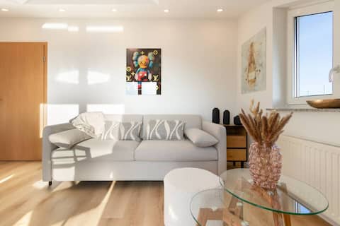 Apartment close to nature with balcony view
