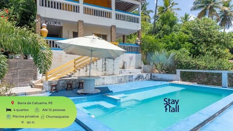 House with Pool - 4 Bedrooms in Barra de Catuama