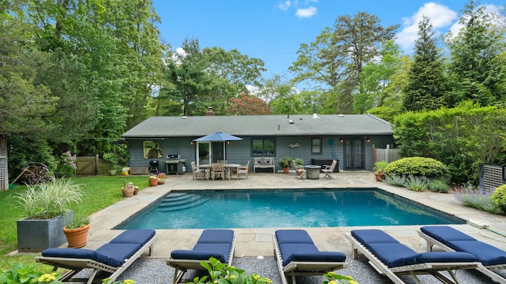 3br/2ba: Heated Pool, Outdoor Shower, Bbq - Cutchogue, NY
