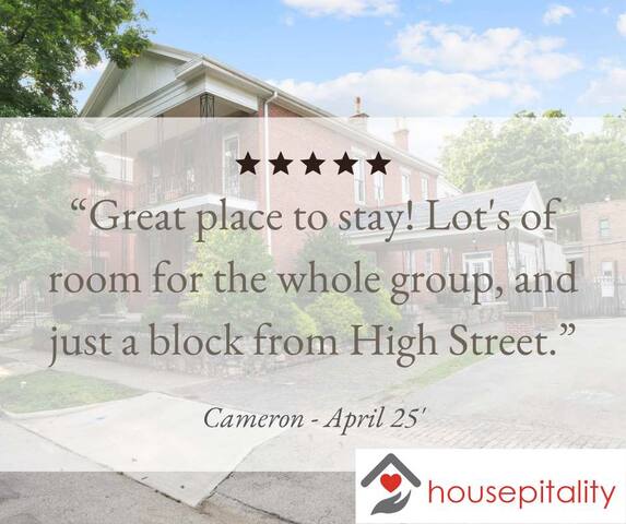 Spacious Historic 8-Bedroom Manor in Short North – gallery image 3