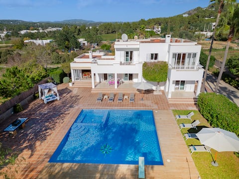 Villa near Ibiza Town, sleeps 8