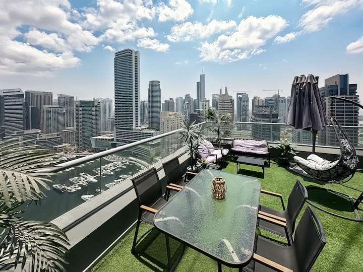 Luxury 2br Marina Views | Sky Terrace, Pool & Gym - Dubaï Marina