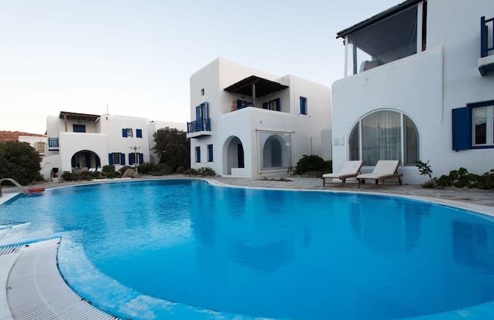Glamorous 2br Villa In Ornos With Amazing Sea View - Mykonos Region