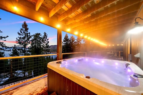 Heavenly lakeview home with hot tub/large kitchen