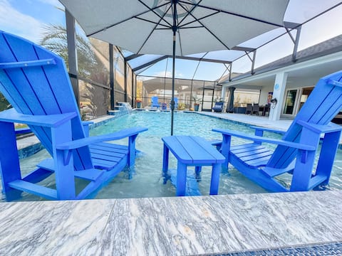 Paradise Found-3/3 w/ Private Pool & Golf Cart!