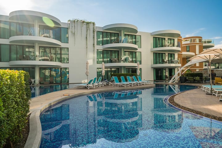 Modern Studio With Pool Access At Twin Sands - Patong