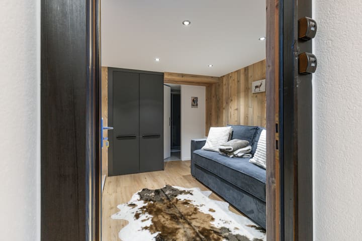 Studio Design Rénové - Au Centre-ville - Saas-Almagell