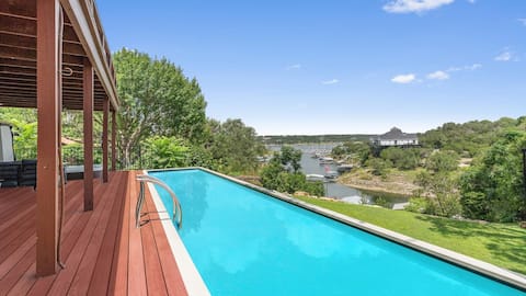 Large 6BR Lakefront Home with Private Pool & Views
