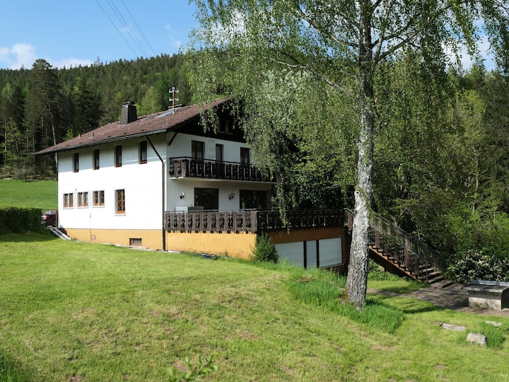 Recreation center "Wilhelm-Kiefer-Haus" with large green