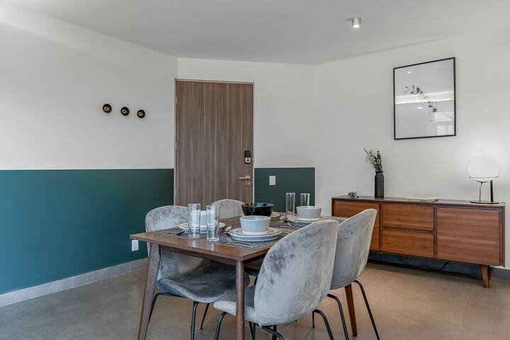 Blueground | Polanco, rooftop garden gallery image 5