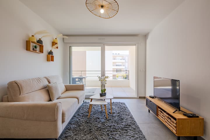 Le Sunny - Appt Climatisé Avec Piscine - Agay