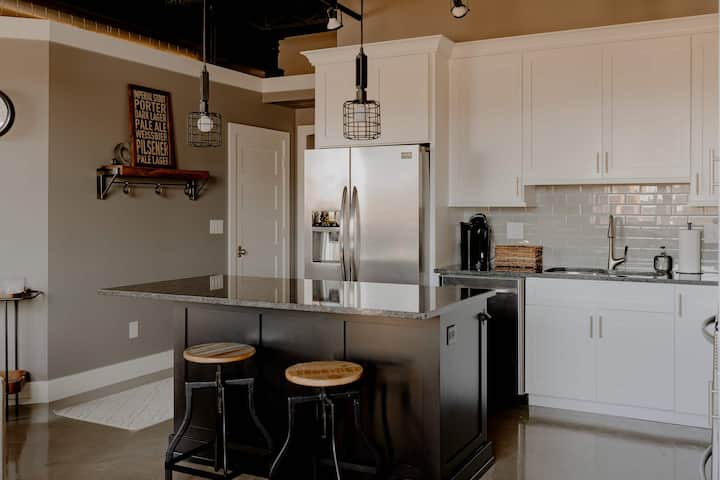 Modern Industrial Loft For Two - Benton Harbor, MI